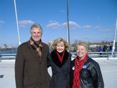 New Lowry Ave Bridge Opening with Peter McLaughlin & Linda Higgins